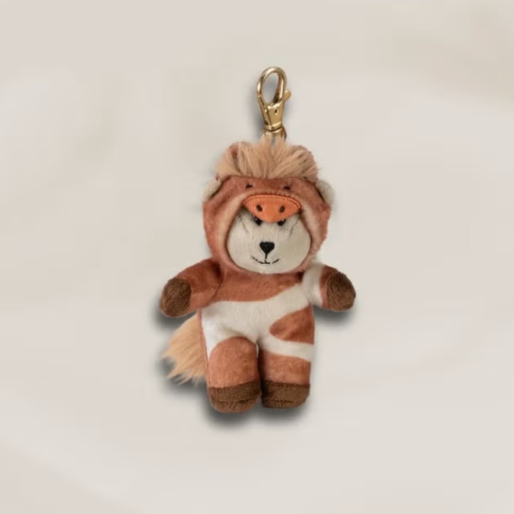 🐴NWT❤️Starbucks 2026 Lunar Year of the Horse Bearista Bear Plush Keychain - Picture 7 of 13